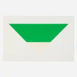 Green/White by Ellsworth Kelly, 1971, lithograph in colors with embossing on Arjomari, sold Oct 2024