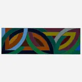 Frank Stella, York Factory II, 1974, screenprint in colorson Arches Cover Black