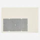 Casa Cornu (First Version) by Frank Stella, 1969, lithograph on Arches, sold Oct 2024