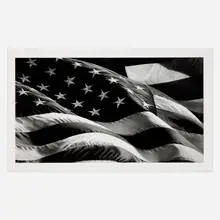 Untitled (Flag) by Robert Longo, 2013, archival pigment print on Epson Hot-Pressed, sold Oct 2024
