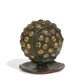 Rare inkwell, #505Z by Tiffany Studios and Tiffany Glass & Decorating Co., sold Jun 2022