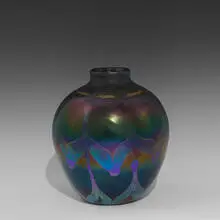 Louis Comfort Tiffany, Important and Monumental vase, #E145