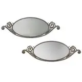 Fred Perret, French Art Deco wall mirrors, pair, #AS-24