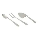 Potter & Inc. Mellen, three-piece serving set: spoon, fork and asparagus server