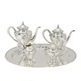 Lebolt & Co., five-piece coffee and tea service, #955, Chicago, USA