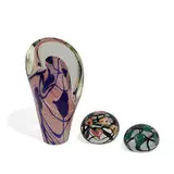 John Lotton, Leaf and Vine paperweights, group of three tallest: 4 5/8w x 3 1/4d x 8 3/8h
