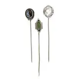 Arts & Crafts stick pins, group of three by The Kalo Shop, Chicago, USA, sold Jun 2022