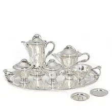 Avalos, six-piece coffee and tea service