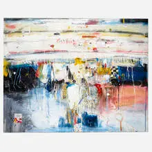 Robert Baribeau, Untitled, 2008, mixed media and acrylic on canvas