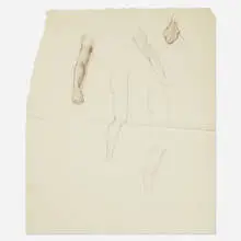 Franz Kline, Untitled (Figure Sketch), c. 1940, graphite on paper