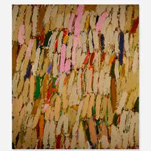Untitled by Kazuko Inoue, 1990, acrylic on canvas, sold Jul 2020