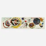Robert S. Neuman, Transition Drawing, 1968, mixed media on paper