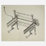 Dalia Ramanauskas, Crescent 130, 1964, ink on paper