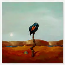 Robert Rasely, Rumination - A Conditioned Rebelliousness, 1997, oil on panel