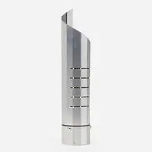 Modern, table lamp, c. 1970, aluminum honeycomb sheet