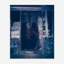 Untitled (Woodsman) by William Wegman, 1992, Polaroid, sold Jul 2020