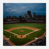 Terry Evans, Wrigley Field, Sammy Sosa Hitting 564th Home Run, August 10th, 2004, 2004, archival digital pigment print