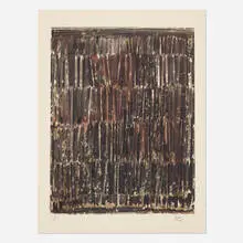 Cesar, Arrachage-Lithographie, 1962, lithograph in colors