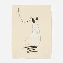 Soft Light Bulb - Day by Claes Oldenburg, 1997, lithograph in colors with chine-collé on Koller HMP tan canvas paper, sold Jul 2020