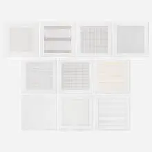 Agnes Martin, Paintings and Drawings: Stedelijk Museum Portfolio, 1990-1991, lithograph on vellum transparency paper