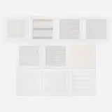Paintings and Drawings: Stedelijk Museum Portfolio by Agnes Martin, 1990-1991, lithograph on vellum transparency paper, sold Jul 2020