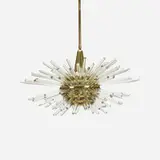 Bakalowits & Söhne, Miracle Chandelier, c. 1965, brass, glass