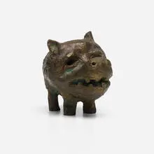 Folk Art, animal, cast bronze