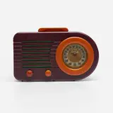 Fada, Bullet radio, model 1000, c. 1945, Bakelite, plastic