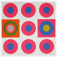 Peter Gee, Untitled, 1967, screenprint in colors