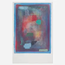 Robert Natkin, Untitled (poster), offset lithograph in colors