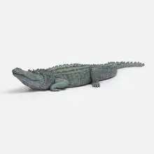 William C. Allen, Alligator, c. 1990, welded and galvanized steel with liquid copper coating