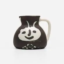 Pablo Picasso, Têtes pitcher, 1956, glazed earthenware with oxidized paraffin decoration