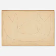 Untitled by Louise Nevelson, c. 1965, pencil on paper, sold Jul 2020