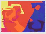 Patrick Heron, Untitled, Patrick Heron (1920-1999) 'January 1973:5' screenprint in colours