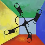 Peter Denmark, Untitled, acrylic on canvas 117 x 117cm