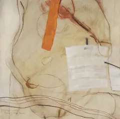 Philip Jones, Untitled, mixed media on canvas board 29.5 x 29.5cm .