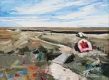 Daniel Gbenga Orimoloye, Untitled, oil on board 60 x 80cm
