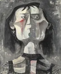 Rico Lebrun, Untitled, oil on canvas