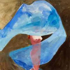 Paul Wonner, Salome Dancing, 1966, pencil and casein on paper