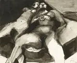 Frank Lobdell, Figure Drawing Series No. 10, 1963, ink on paper