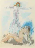Hans Burkhardt, Two Female Nudes