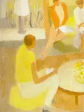 Helen Rousseau, Three Figures in an Interior