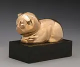 Beniamino Benevenuto Bufano, Cat, bronze with wood base