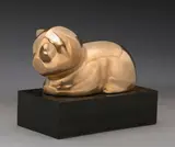 Beniamino Benevenuto Bufano, Cat, bronze with wood base