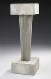 Harry Bertoia, Untitled (Wire Bundle Form), c.1960s, stainless steel wire with silver weld and cement