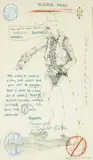 William T. Wiley, Defense de Fumer, 1976; Mary Keysling Back Up Filter, 1976 (2), first mixed media on paper; second PVC pipe and leather