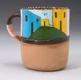 Untitled (From Happy's Curio Town Unit 2) by Ken Price, 1972-1977, partially glazed earthenware, offered May 2007