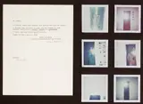 Allan Kaprow, Help Yourself, 1992, envelope, letter, Polaroid camera, shirts, sunglasses