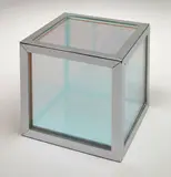 Larry Bell, Untitled (Iridescent Cube)