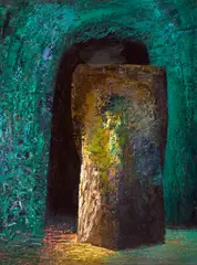 Michael Dvortcsak, Kaporverde, 1987, oil on canvas